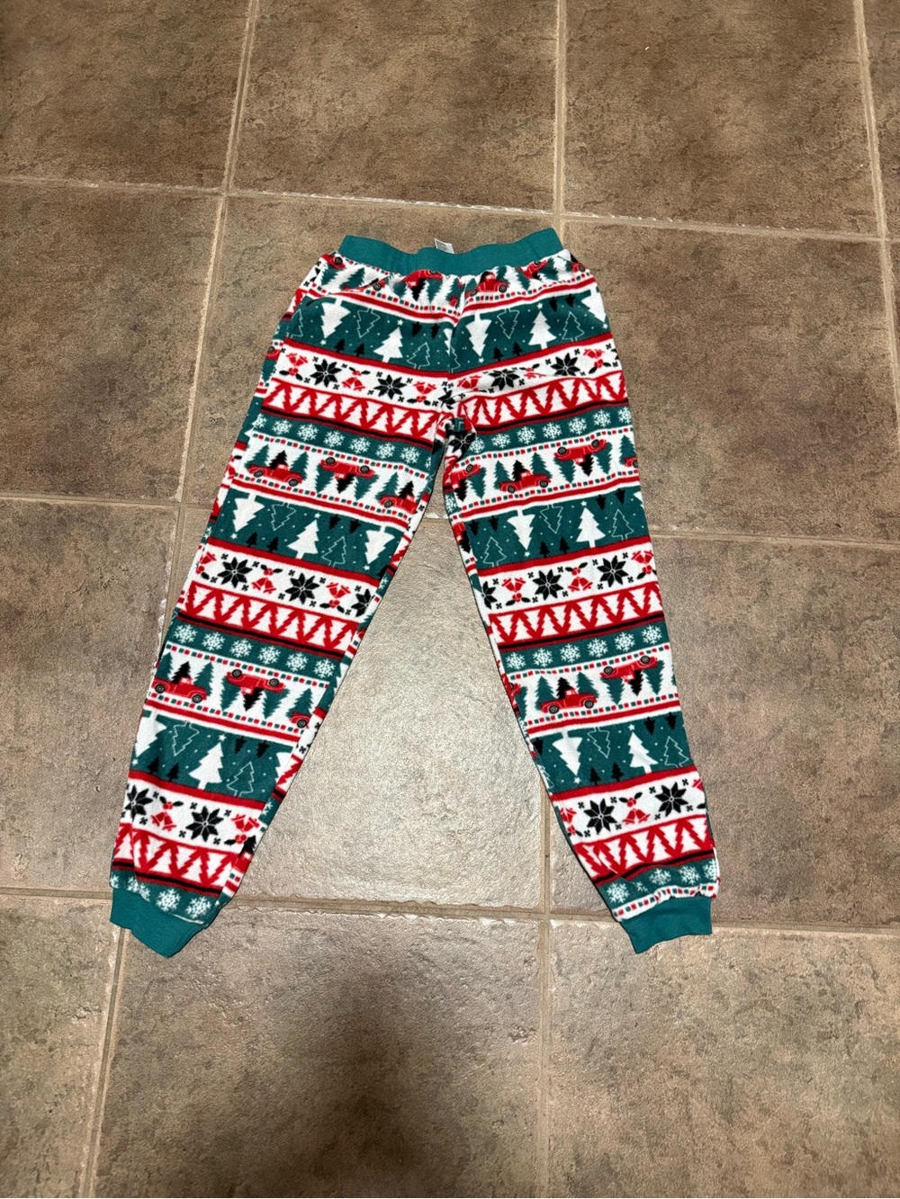 Kids Holiday Print Jogger Pants size 10/12